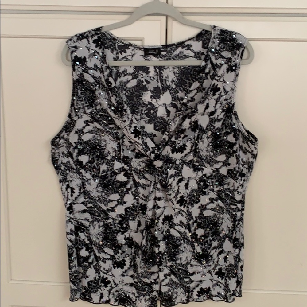 XL dressy sequined top